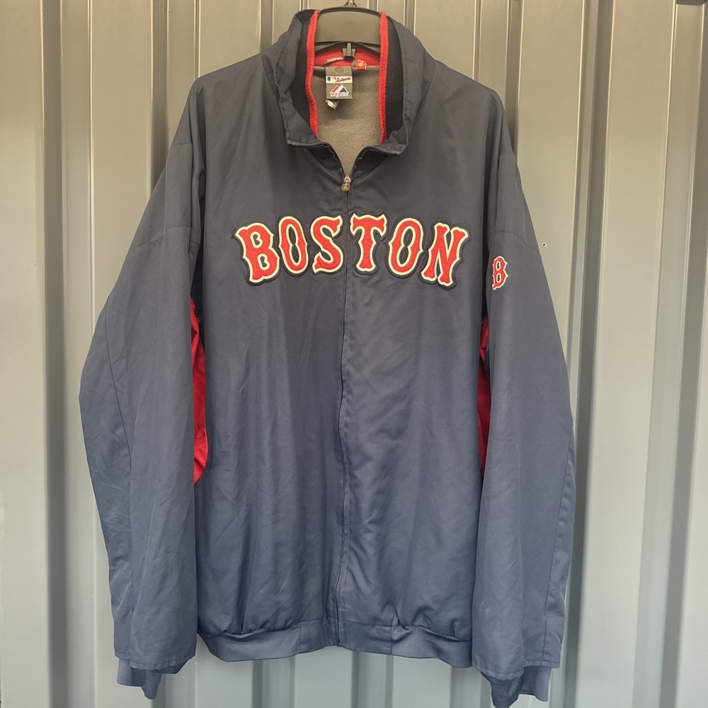 Majestic‎ Authentic Collection Boston Red Sox MLB Team Jacket Blue 3XL